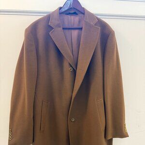 Cashmere Brown Men's Overcoat